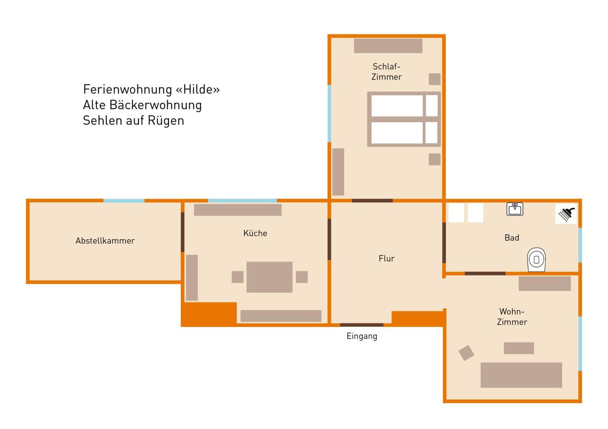 Alte Baeckerei Gnade Auf Ruegen Apartment Sehlen ภายนอก รูปภาพ